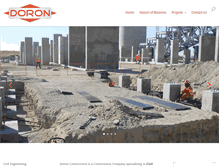 Tablet Screenshot of doron.co.za